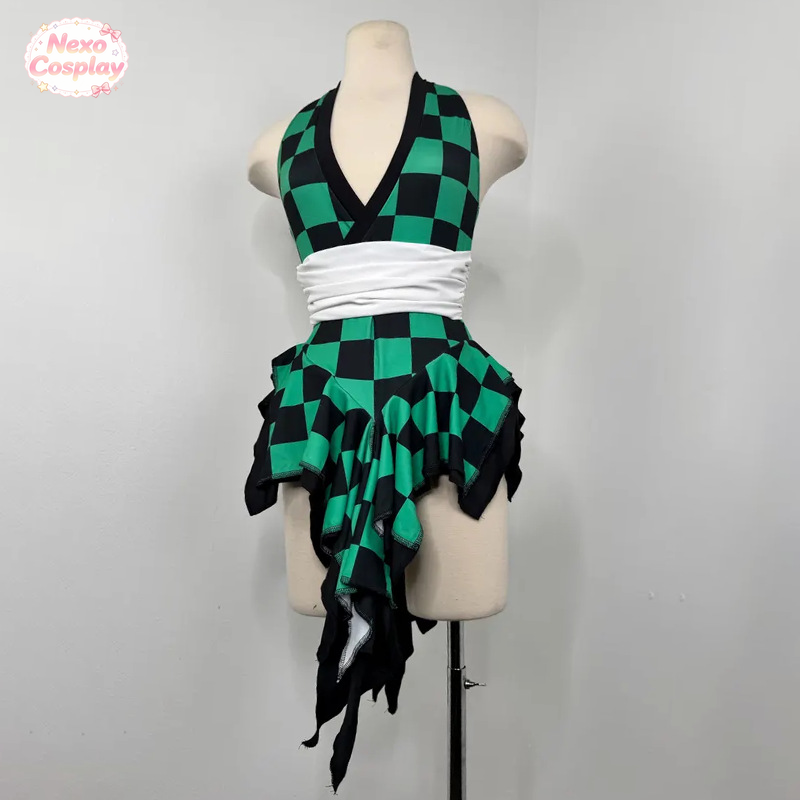 Gender‑bend Tanjiro Kamado Swi - Anime Cosplay Jumpsuit review and price