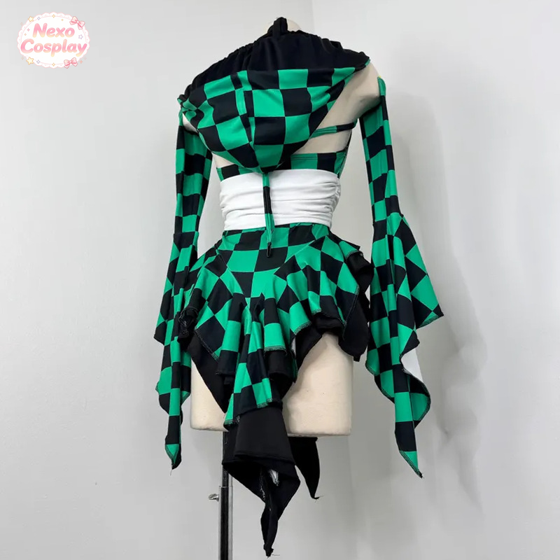 Gender‑bend Tanjiro Kamado Swi - Anime Cosplay Jumpsuit review and price