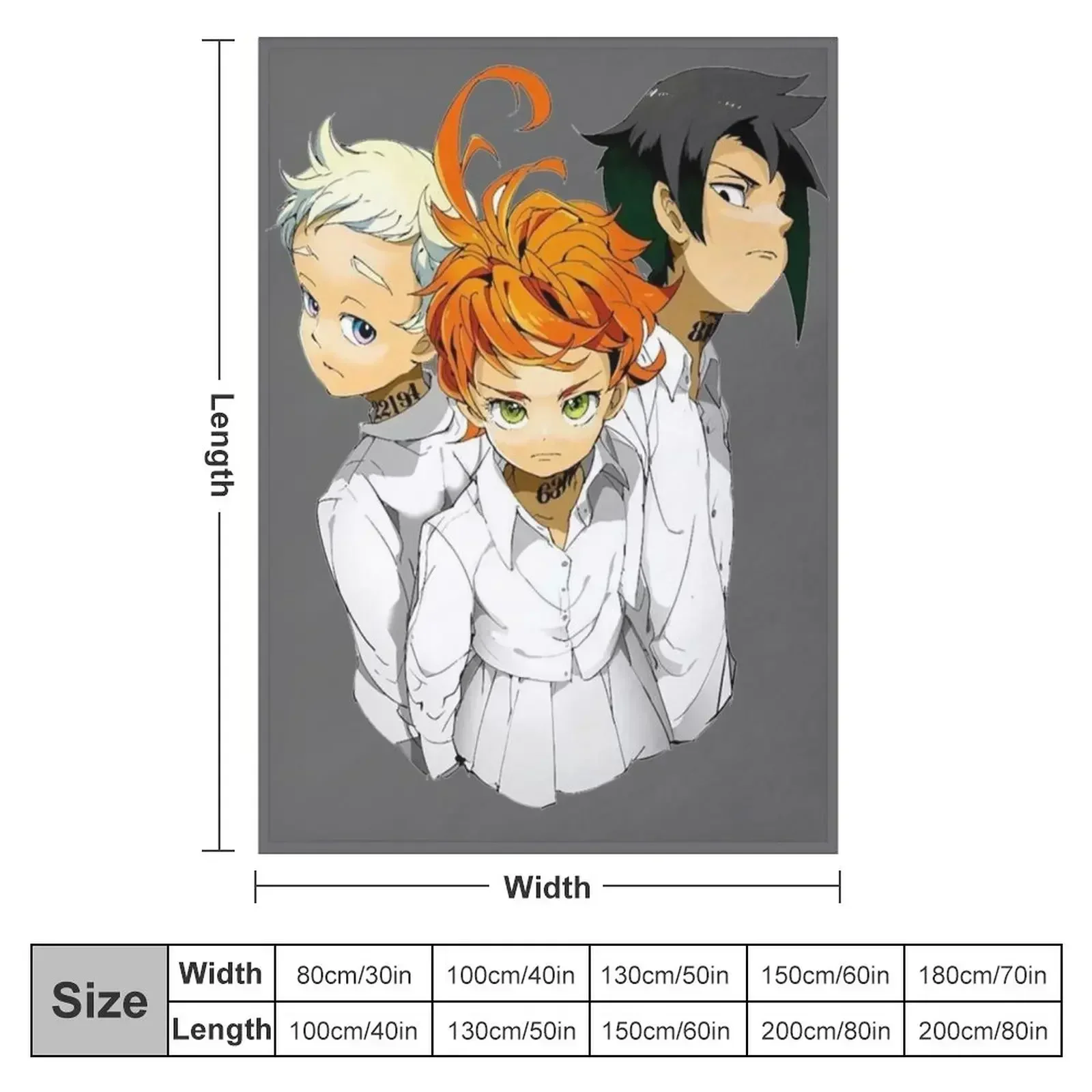 The Promised Neverland Throw B - Anime Cosplay Idea review and price