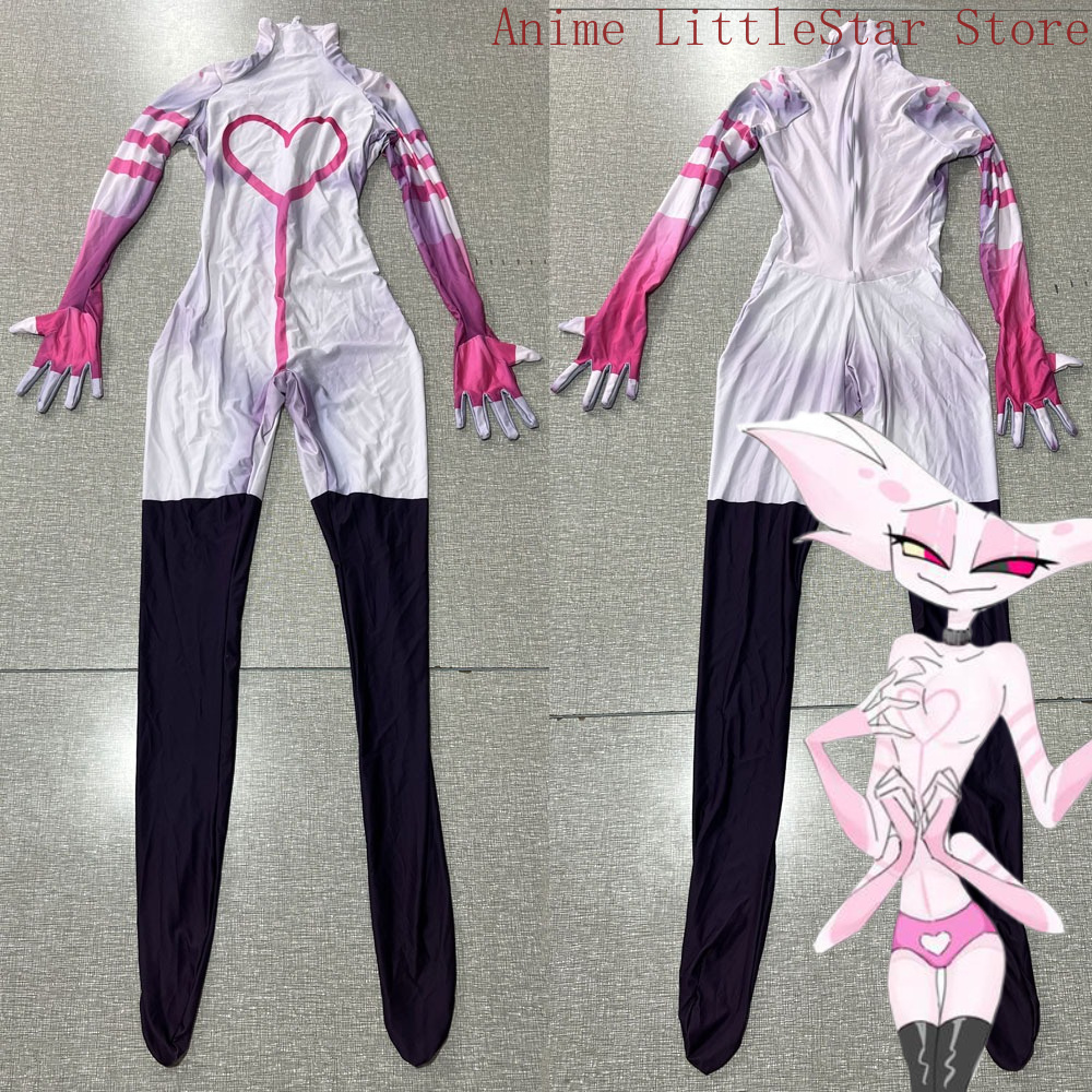 Anime Angel Dust Game Cosplay  - Anime Cosplay Jumpsuit review and price