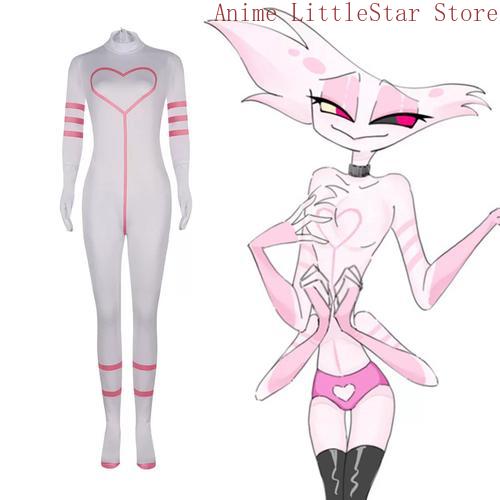 Anime Angel Dust Game Cosplay  - Anime Cosplay Jumpsuit review and price